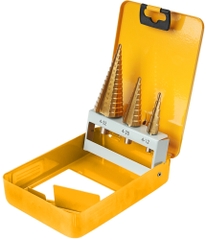 BỘ 3 MŨI KHOAN BƯỚC TITANIUM HSS TOLSEN 75878