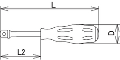 Tay vặn khẩu 3/8"  ASAHI DH-3001