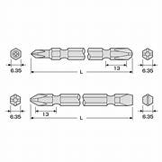 Vỉ 2 mũi vít 2 đầu ANEX AHPM-1326S