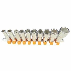 Bộ tuýp dài 6 cạnh 3/8" 10 chi tiết ASAHI 3SD-S10H