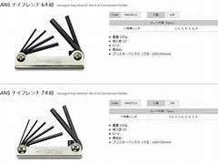Bộ lục giác gấp gọn 6 chi tiết  ASAHI ANS0610