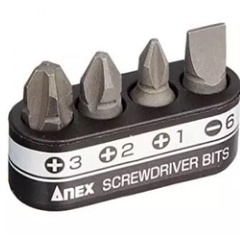 Bộ 4 mũi vít  ANEX AK-51P-B4