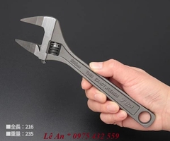 Mỏ lết thường miệng siêu mỏng TOP KOGYO HT-200B (Japan)