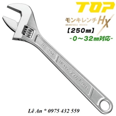 Mỏ lết thường miệng rộng TOP KOGYO HX-250 (Japan)