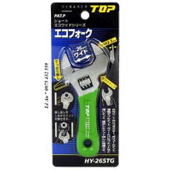 Mỏ lết mini miệng mỏng TOP KOGYO HY-26STRG (Japan)