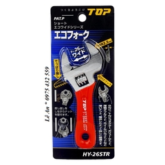 Mỏ lết mini miệng mỏngTOP KOGYO HY-26STR (Japan)