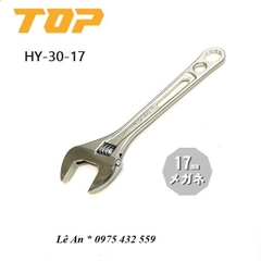 Mỏ lết miệng rộng chuôi vặn 17mm TOP KOGYO HY-30-17 (Japan)