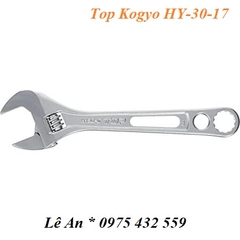 Mỏ lết miệng rộng chuôi vặn 17mm TOP KOGYO HY-30-17 (Japan)