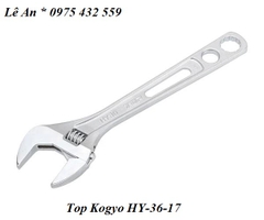 Mỏ lết miệng rộng chuôi vặn 17mm TOP KOGYO HY-36-17 (Japan)