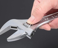 Mỏ lết miệng rộng chuôi vặn 17mm TOP KOGYO HY-36-17 (Japan)
