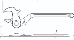 Mỏ lết nhanh TOP KOGYO MT-1320 (Japan)
