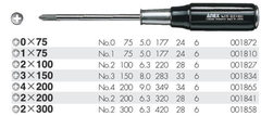 Tô vít đóng 4 cạnh tay gỗ ANEX No.170+3x150