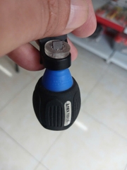 Tô vít ngắn 2 cạnh có từ tính ANEX No.7020-6x15