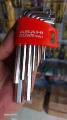 Bộ lục giác thường ngắn 1.5-10mm  ASAHI AXS0910