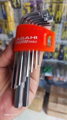 Bộ lục giác thường ngắn 1.5-10mm  ASAHI AXS0910
