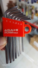 Bộ lục giác thường ngắn 1.5-6mm  ASAHI AXS0710
