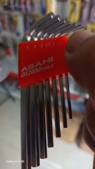 Bộ lục giác thường ngắn 1.5-6mm  ASAHI AXS0710