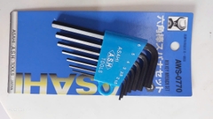 Bộ lục giác thường ngắn 1.5-6mm  ASAHI AWS0770