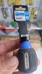 Tô vít ngắn 2 cạnh có từ tính- Loại có lỗ treo ANEX No.7020F-6x15