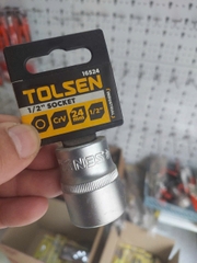 ĐẦU TÍP LỤC GIÁC 1/2'' 24mm TOLSEN 16524