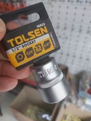 ĐẦU TÍP LỤC GIÁC 1/2'' 23mm TOLSEN 16523