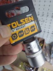 ĐẦU TÍP LỤC GIÁC 1/2'' 21mm TOLSEN 16521
