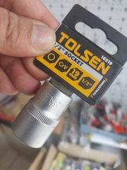 ĐẦU TÍP LỤC GIÁC 1/2'' 19mm TOLSEN 16519