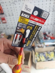 Tô vít cách điện cán tròn ANEX No.7900+1x100