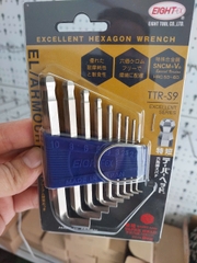 Bộ lục giác đầu bi ngắn Eight TTR-S9
