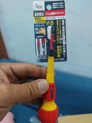 Tô vít cách điện cán tròn ANEX No.7900+1x75