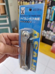 Bộ lục giác gấp gọn 6 chi tiết  ASAHI ANS0610