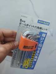 Bộ lục giác bi loại ngắn 1.5-10mm  ASAHI AZS0910