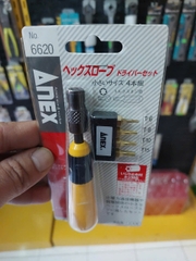 Bộ vít đa năng tự động kèm mũi vít  ANEX No.6620