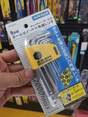 Bộ lục giác bi loại ngắn 1.5-10mm  ASAHI AZKS910