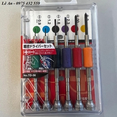 Bộ tô vít điện tử chính xác 6 chi tiết Vessel TD-56 (Japan)