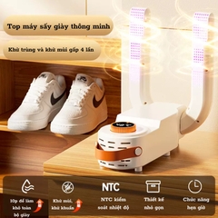 Máy sấy giày Shoe Dayer cao cấp 3 trong 1, xoay 360 độ, tích hợp tia UV khử mùi