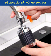 Đầu Vòi Tăng Áp, Xoay 360° Whisk U01