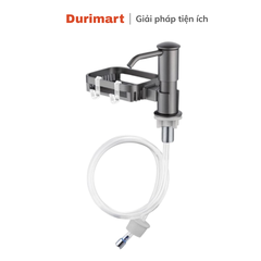 Bộ Vòi Bơm Nước Rửa Chén Nối Dài 1.2M – Hút Trực Tiếp Từ Can Lớn, Tích Hợp Khay Đựng