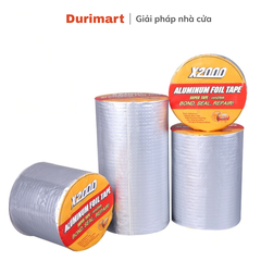 Băng Keo Chống Thấm X2000 - Lớp Keo Butyl Tráng Bạc (Chịu Nhiệt & Kháng Nước)