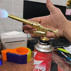 Đầu Khò Gas Mini Chống Bỏng, Vỏ Hợp Kim, Đánh Lửa Tự Động