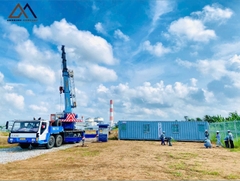 Hạ tầng đường & văn phòng container - Dự án Khí Điện - Lô B Ô Môn