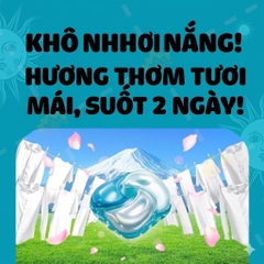 Viên giặt 4D xanh P&G Bold Gel Ball Sun & Fresh Soap 28 viên