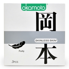 Bao Cao Su Okamoto Purity 3'sSáng bóng mềm mại, tinh khiết