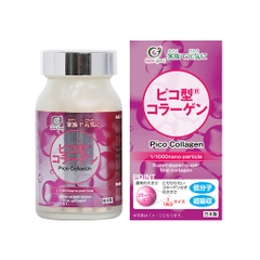 Genkifami Viên Uống Đẹp Da NNLH Pico Collagen Hủ 90 viên