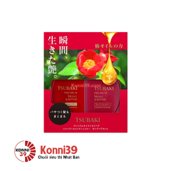 Dầu gội xả Tsubaki phục hồi hư tổn và dưỡng ẩm cao cấp - màu đỏ 2024