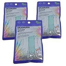 Tăm nhựa nha khoa Okamura 120 cây