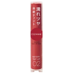 Son môi Cezanne Watery Tint Lip 4g (nhiều màu) (02 Coral Red)