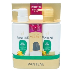 Dầu gội xả Pantene PRO-V (dầu gội 270ml+ dầu xả 270g) - màu xanh lá (suôn mượt)