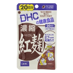 Viên uống bổ máu giảm cholesterol DHC chiết xuất men gạo lứt đỏ 20 ngày gói 20 viên