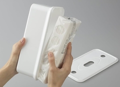 Hộp đựng khăn giấy Inomata Tissue Case - White